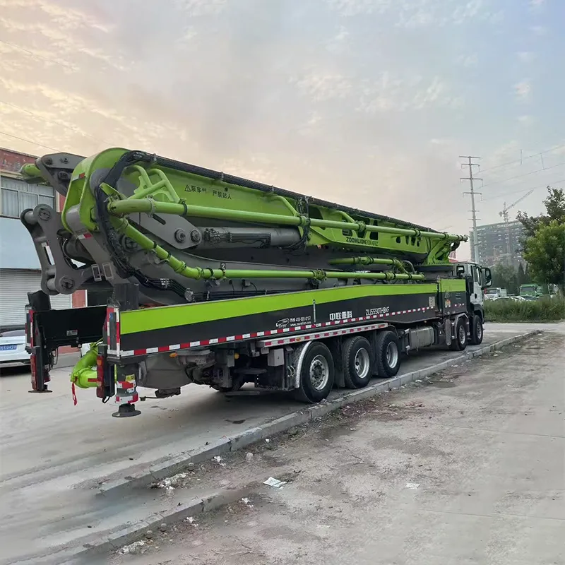 Used Zoomlion Concrete Pump TruckZL5550THBBE (4)